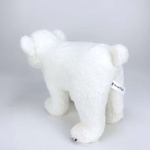 Realistic life-like white polar bear stuffed animal PlushThis