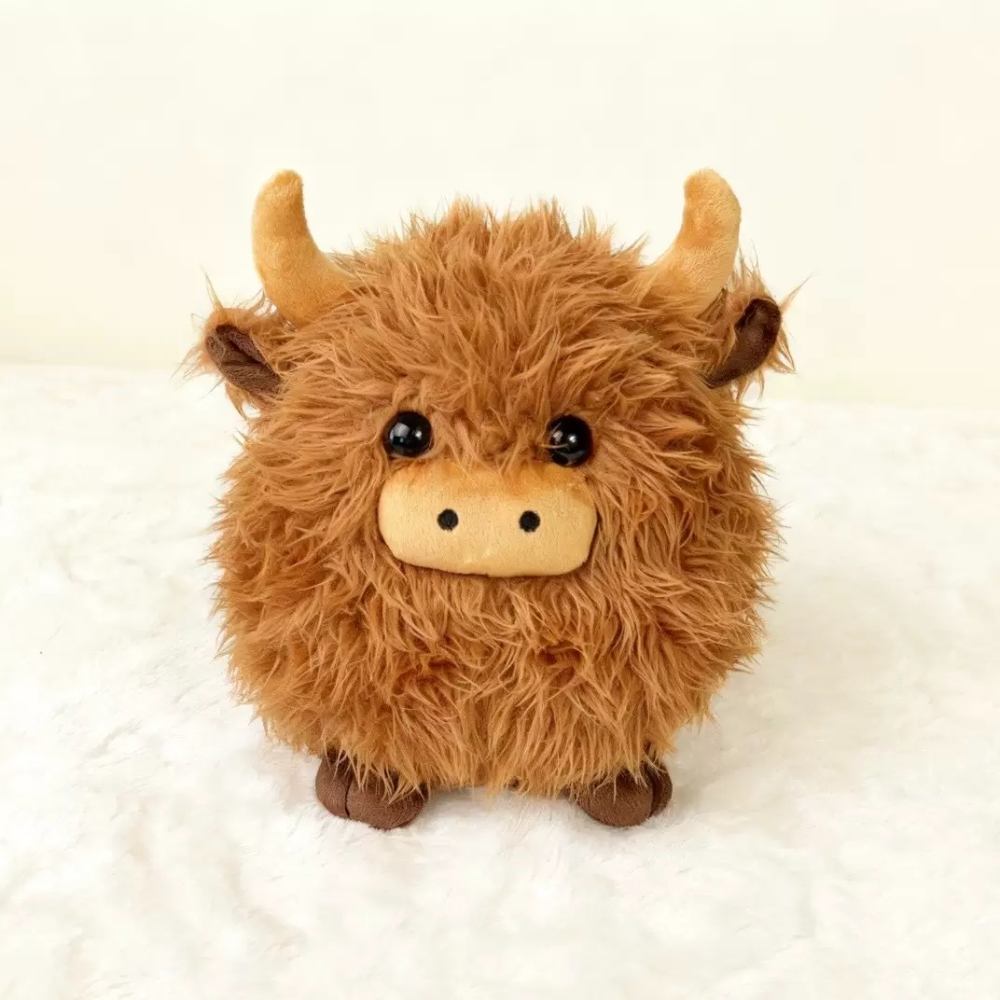 Shaggy Highland Cow Plush Toy