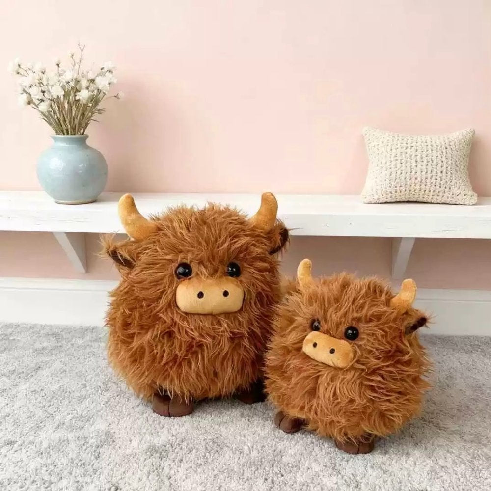 Shaggy Highland Cow Plush Toy