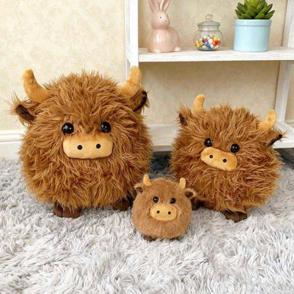 Shaggy Highland Cow Plush Toy