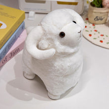 Soft And Cuddly White And Pink Lamb Plush Toy
