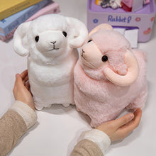 Soft And Cuddly White And Pink Lamb Plush Toy
