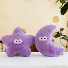 Special Purple Stars And Moon Plush Pillow