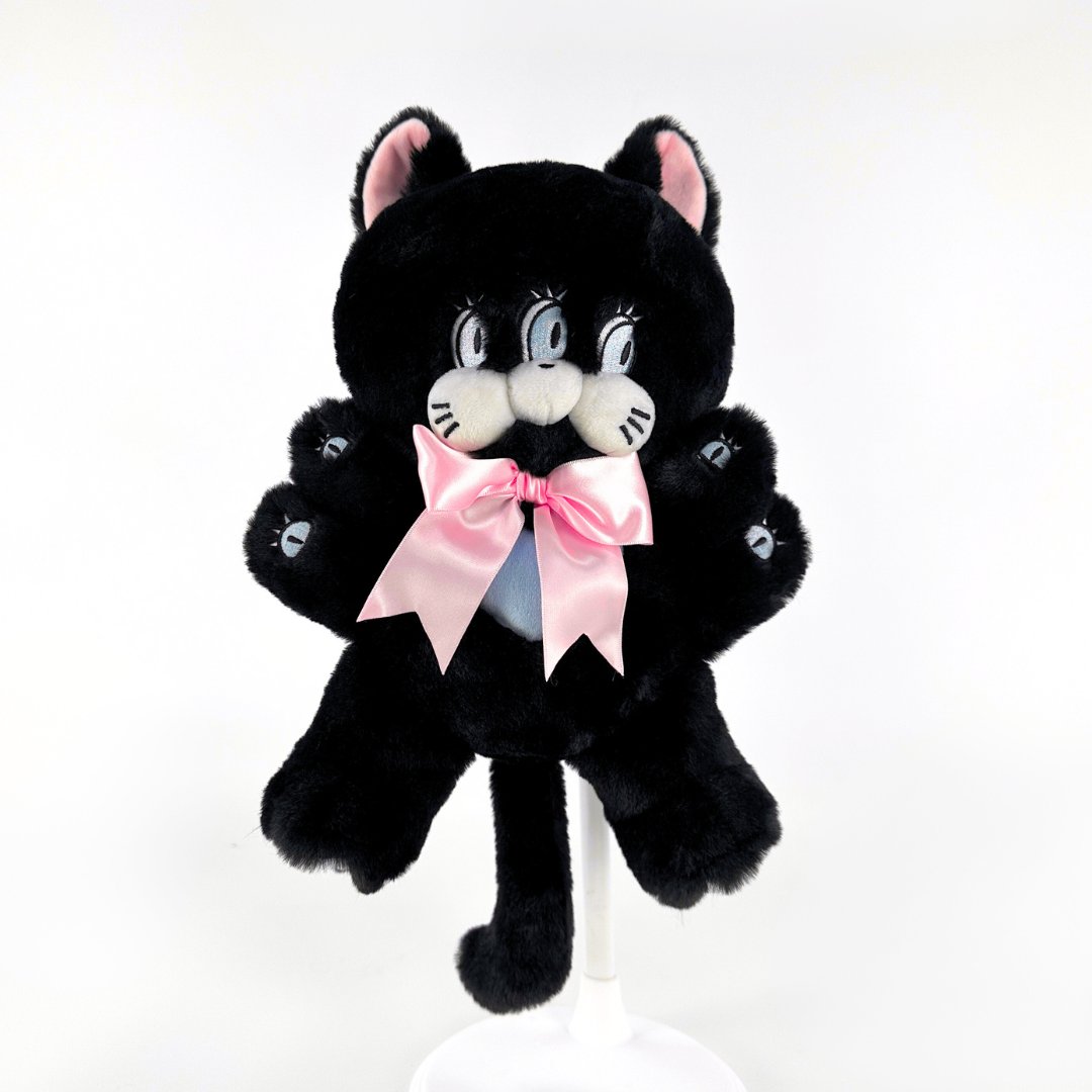 Spider Black Cat Stuffed Toy