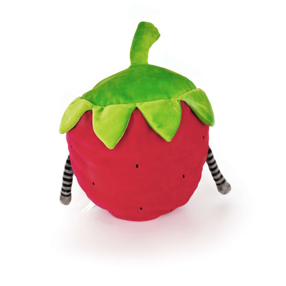 The back of a stuffed strawberry