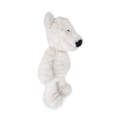 White Cute Polar Bear Plush Toy Side