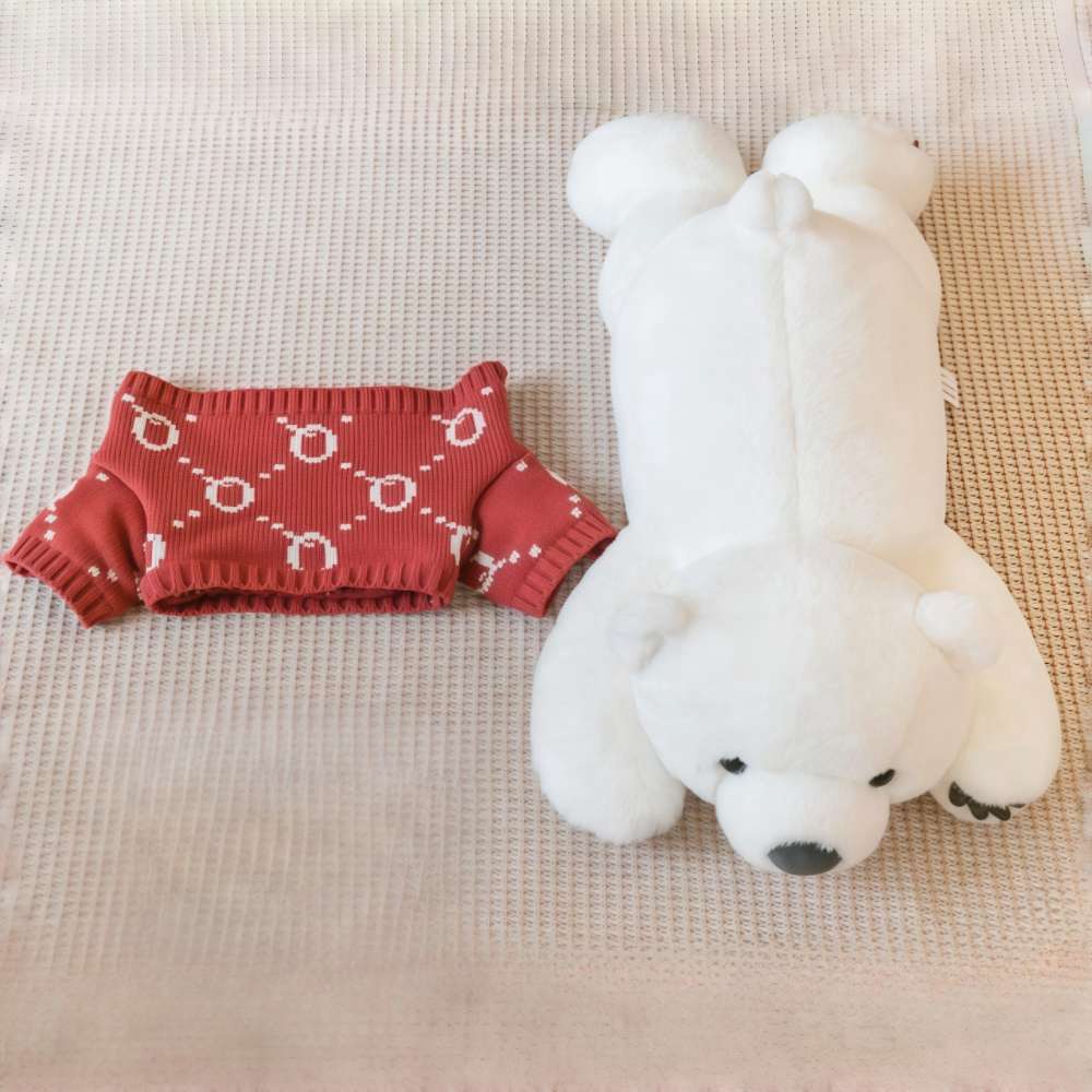 White Cute Polar Bear Stuffed Animal