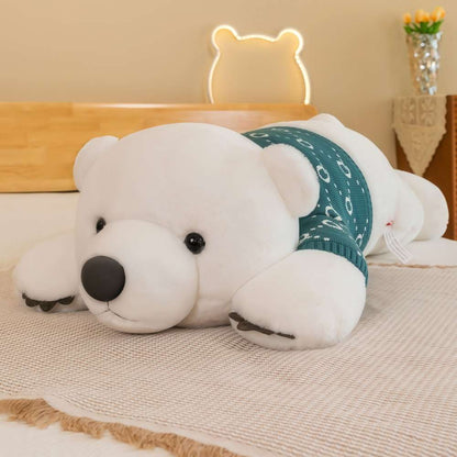 White Cute Polar Bear Stuffed Animal