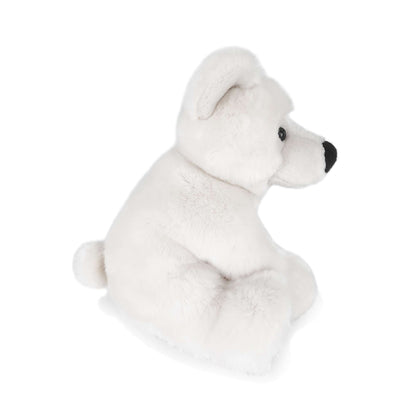 side view of polar  bear toy