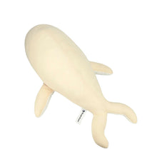 White Knitted whales Stuffed Animal 