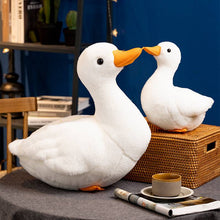 White Elegant Cute Duck Stuffed Animal 