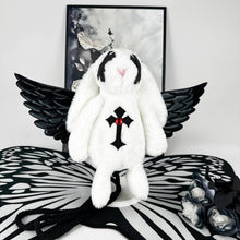 Y2K White Bunny with Wings Backpack
