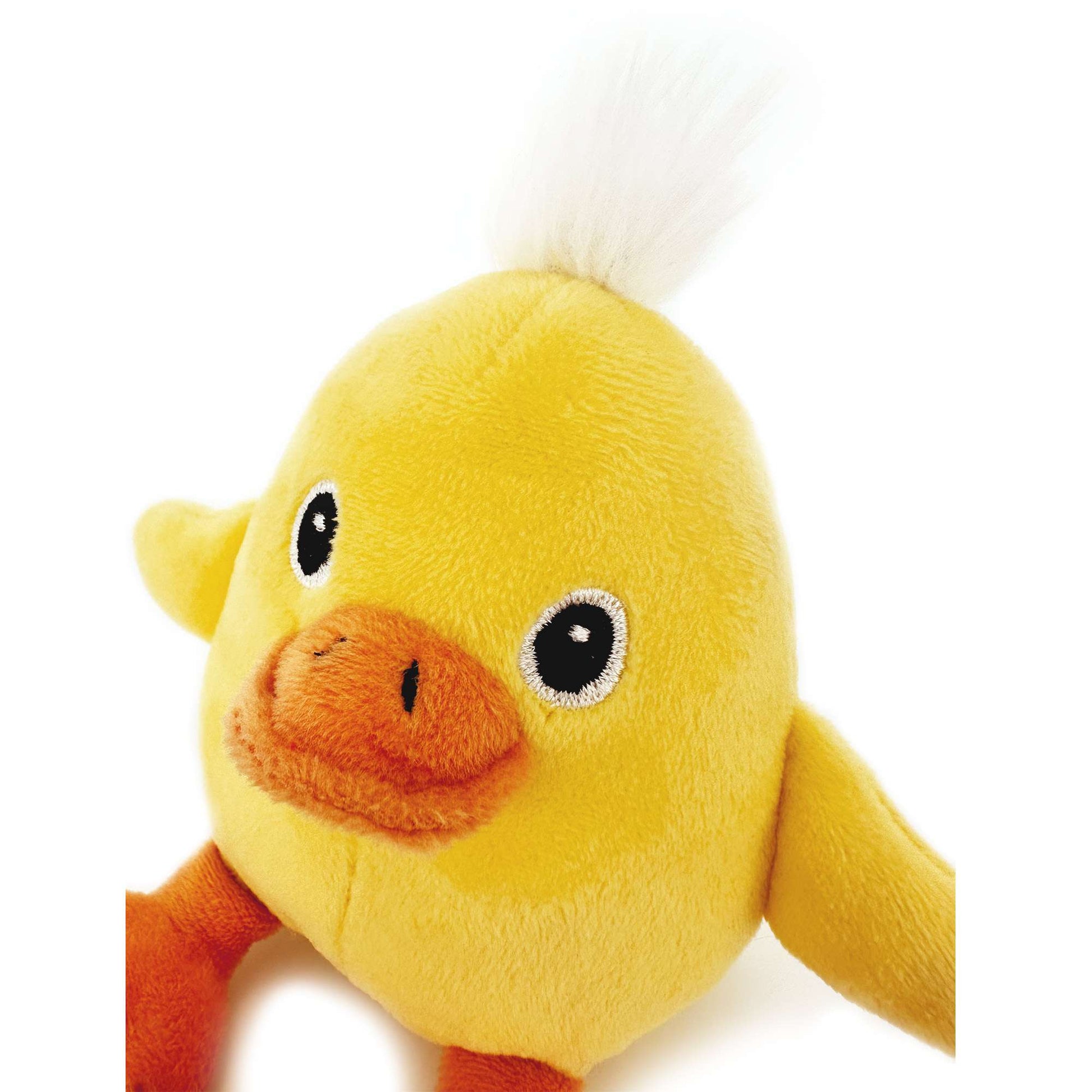 Yellow Cartoon Duck Plush Toy Face