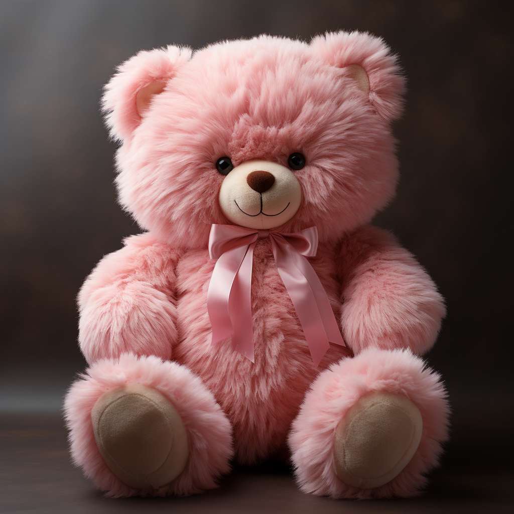 Cute gaint pink stuffed animal