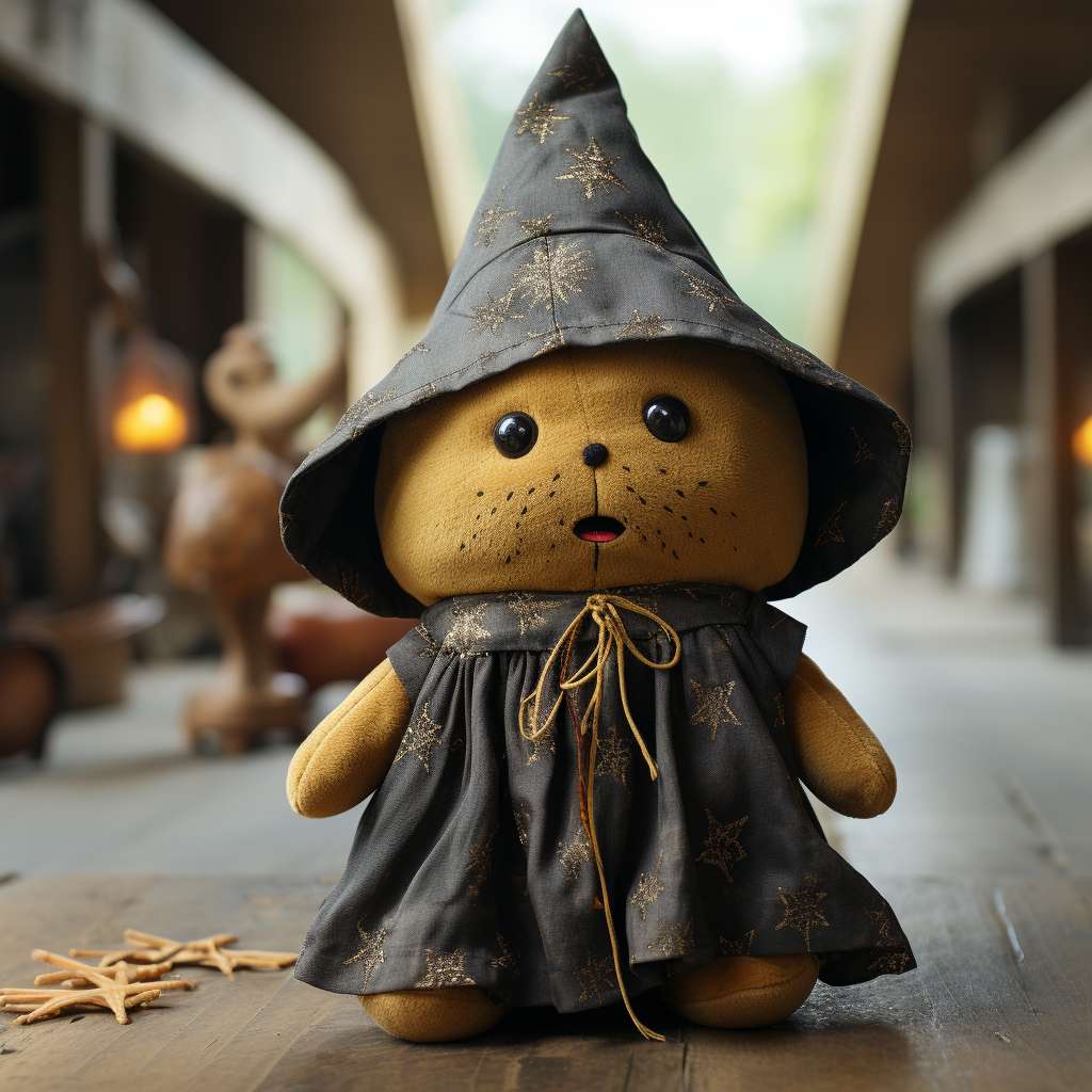 witch art doll