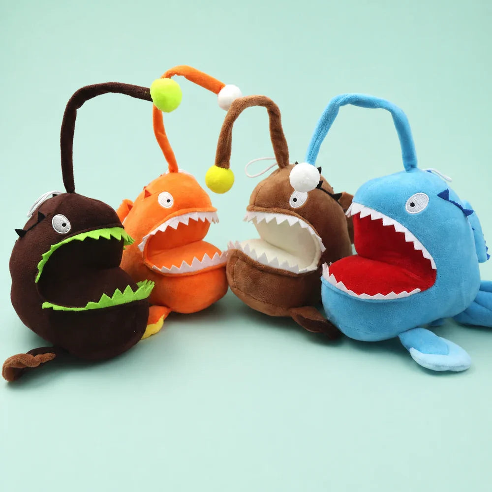 Anglerfish Plush Toy Color Options Group