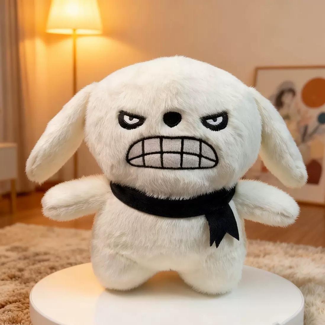 Emo Bunny with Angry Expresson Plush