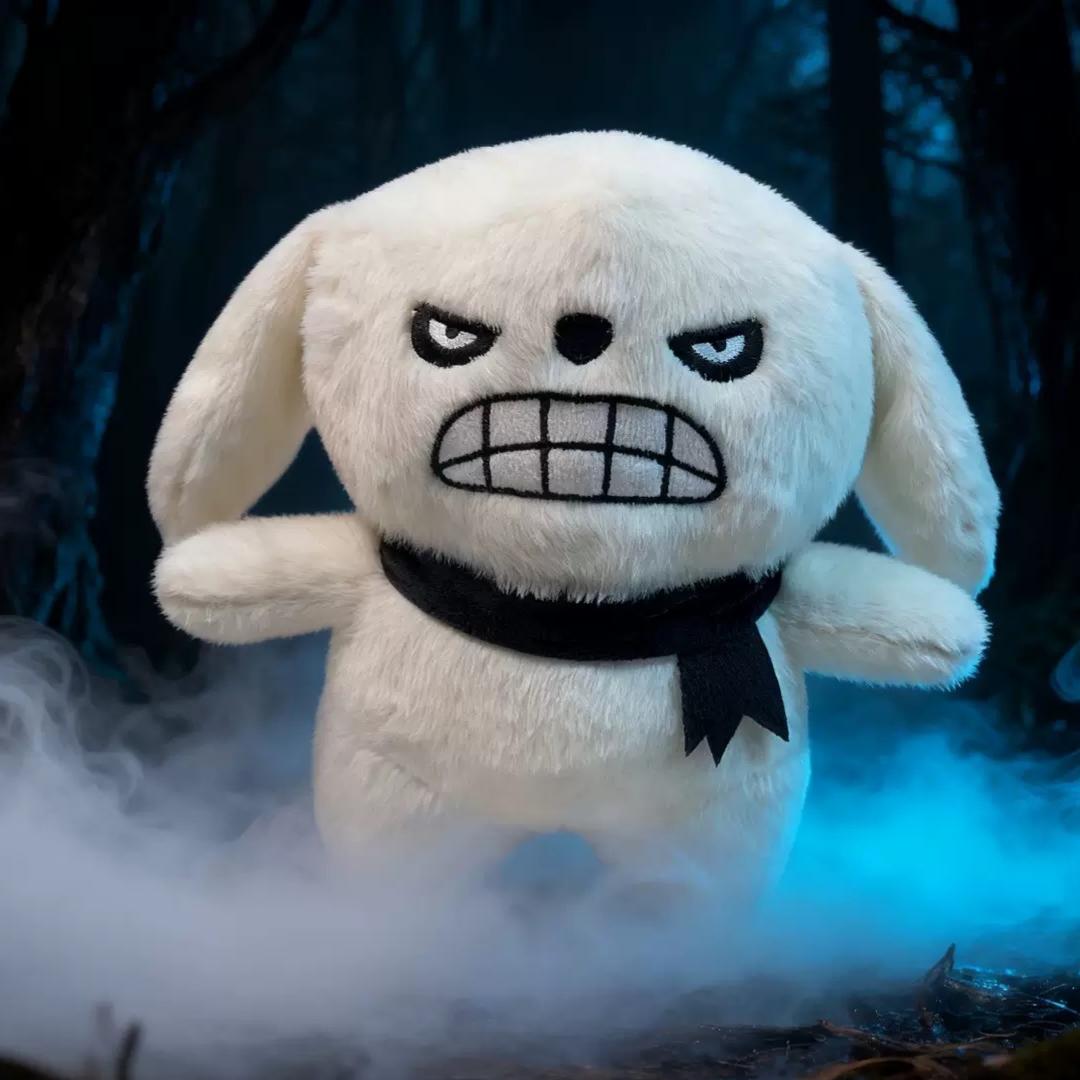 Emo Bunny with Angry Expresson Plush