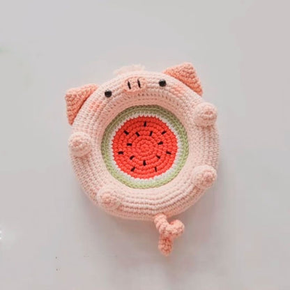 Cute Animals Coaster Crochet DIY Kit