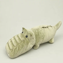 Cute Sleepy Green Crocodile Plush - Front Left View