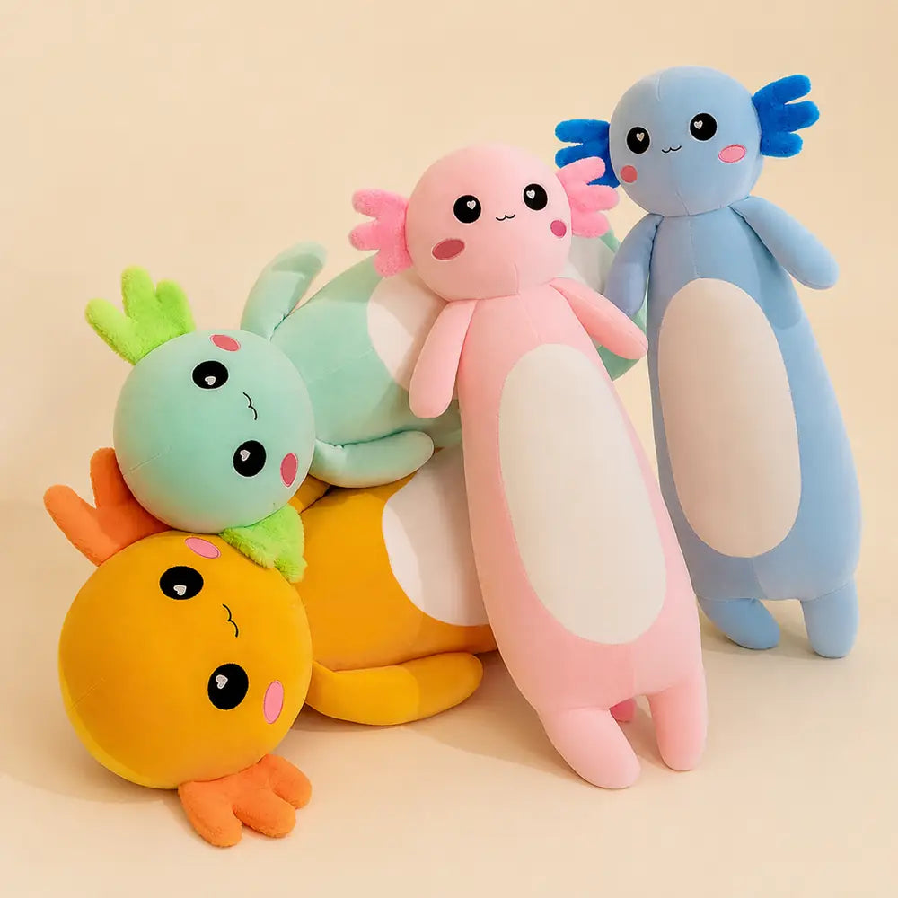 Long Axolotl Plush Toy - Four Color Collection