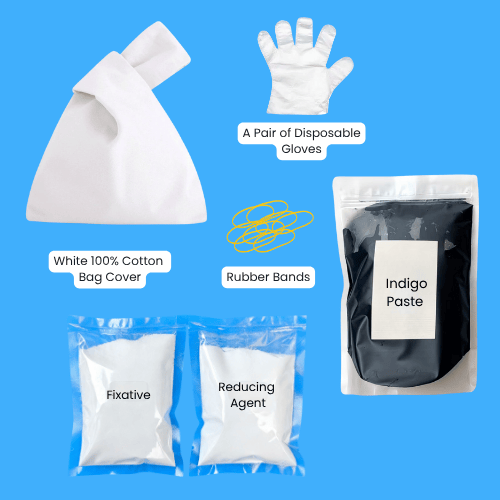 Japanese Knot Bag Tie Dye DIY Kit