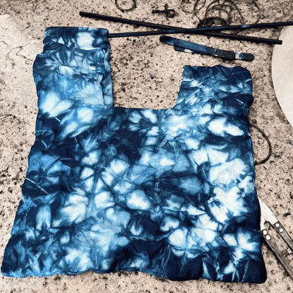 Japanese Knot Bag Tie Dye
