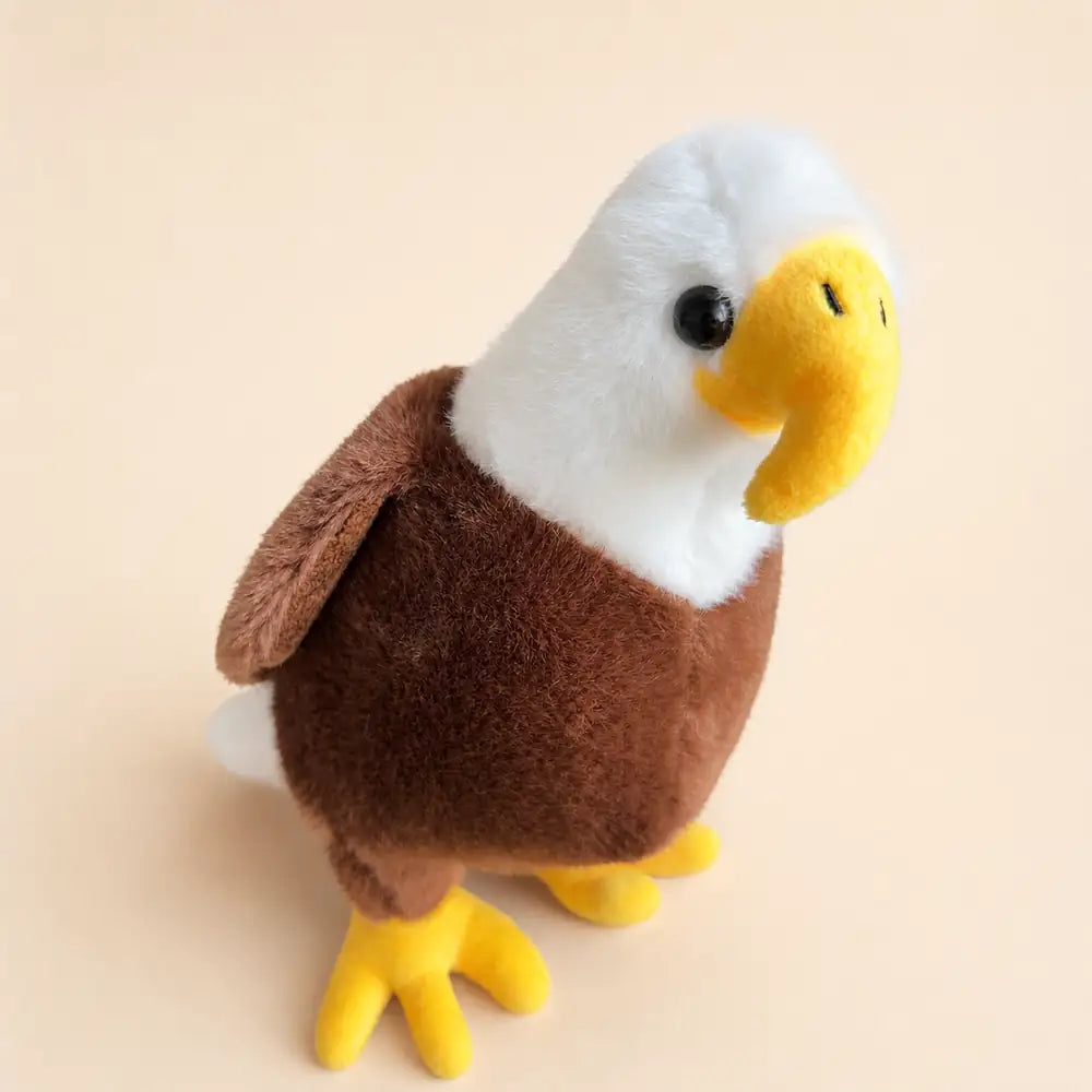 Bald Eagle Plush Toy Close Three Quarter View
