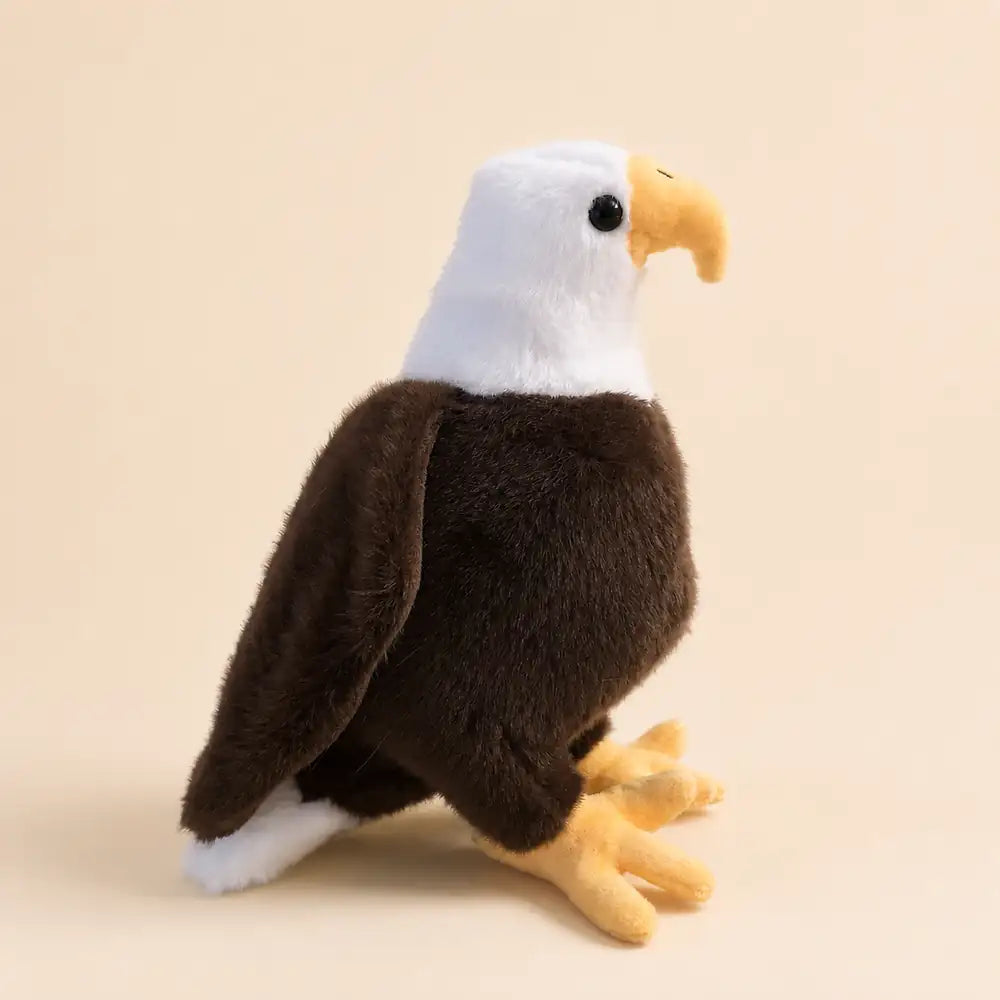 Bald Eagle Plush Toy Profile View