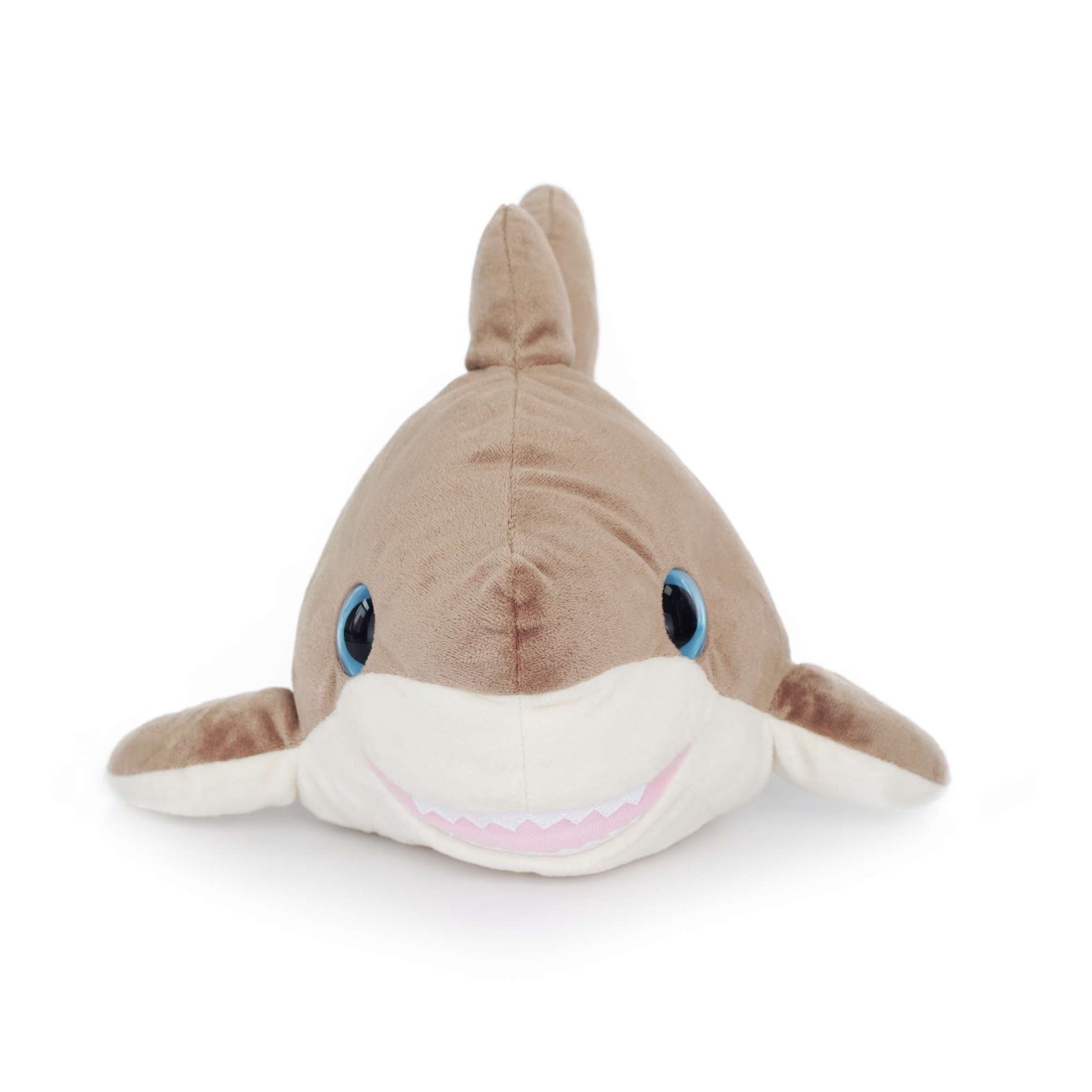 front view smile sharp nose baby shark stuffed animal PlushThis