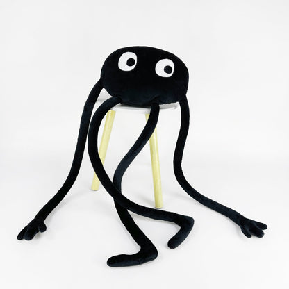 Cute Big Coal Ball Plush Pillow