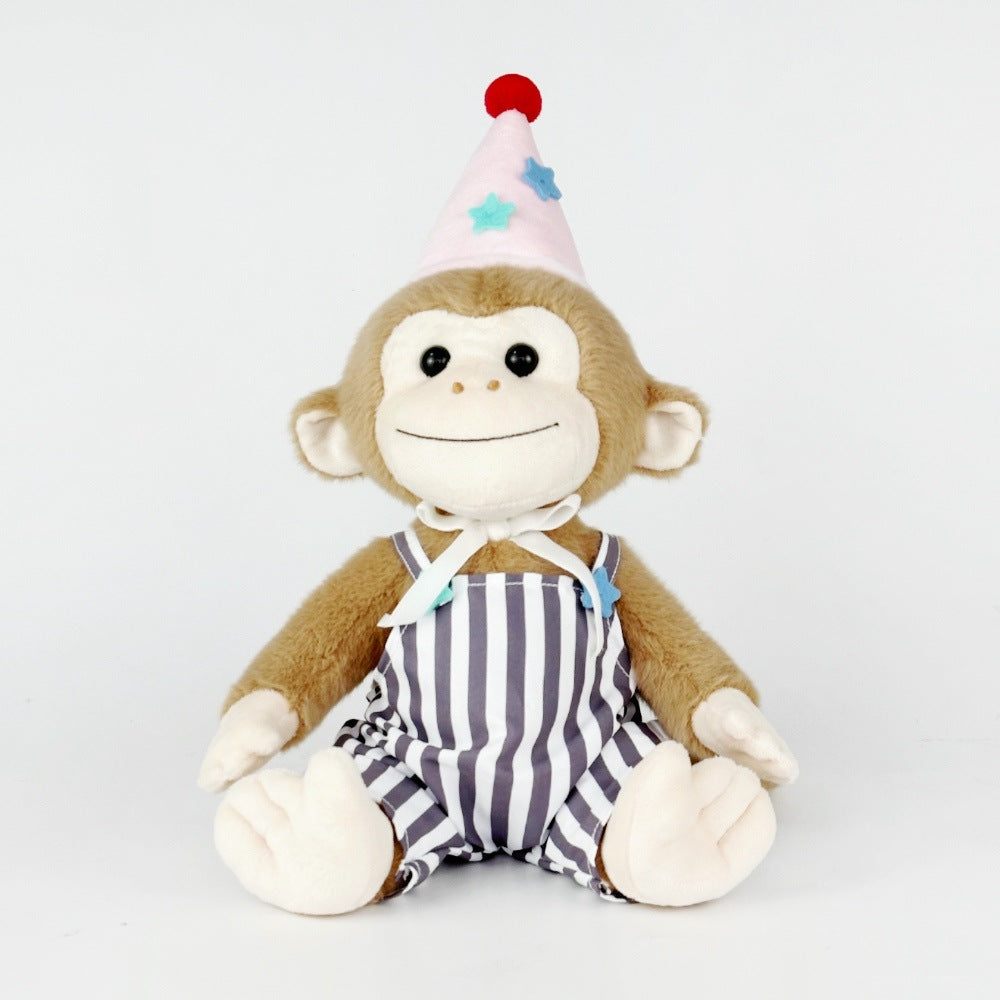 Birthday Vintage Monkey Stuffed Animal