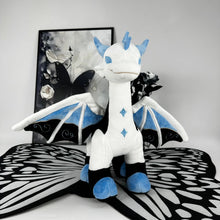 Black and Blue Goth Dragon Plush