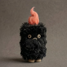Black Candle Charm Stuffed Animal