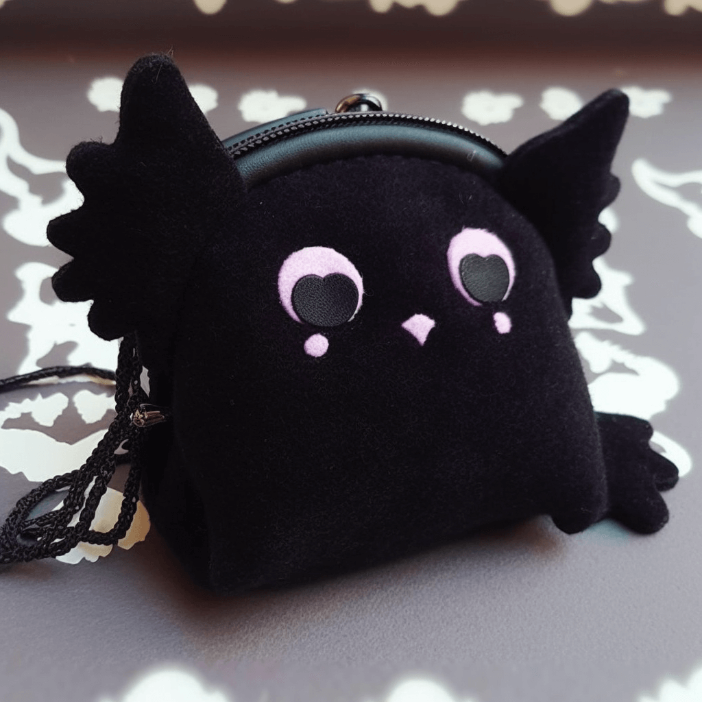Cute adorable balck owl handbag pratical stylish stuffed animal PlushThis