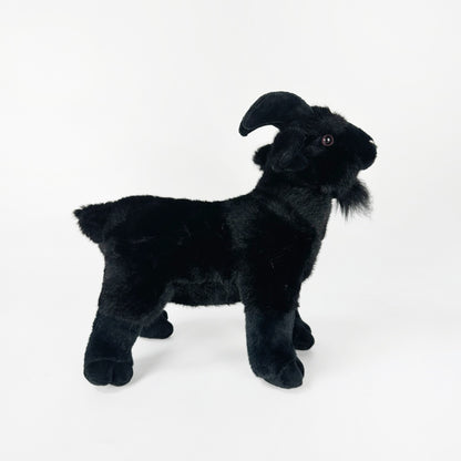 Stuffed white or black goat
