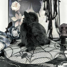 Black Goth Crow Stuffed Toy
