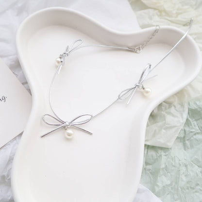 Cute Charm Leather Cord Choker