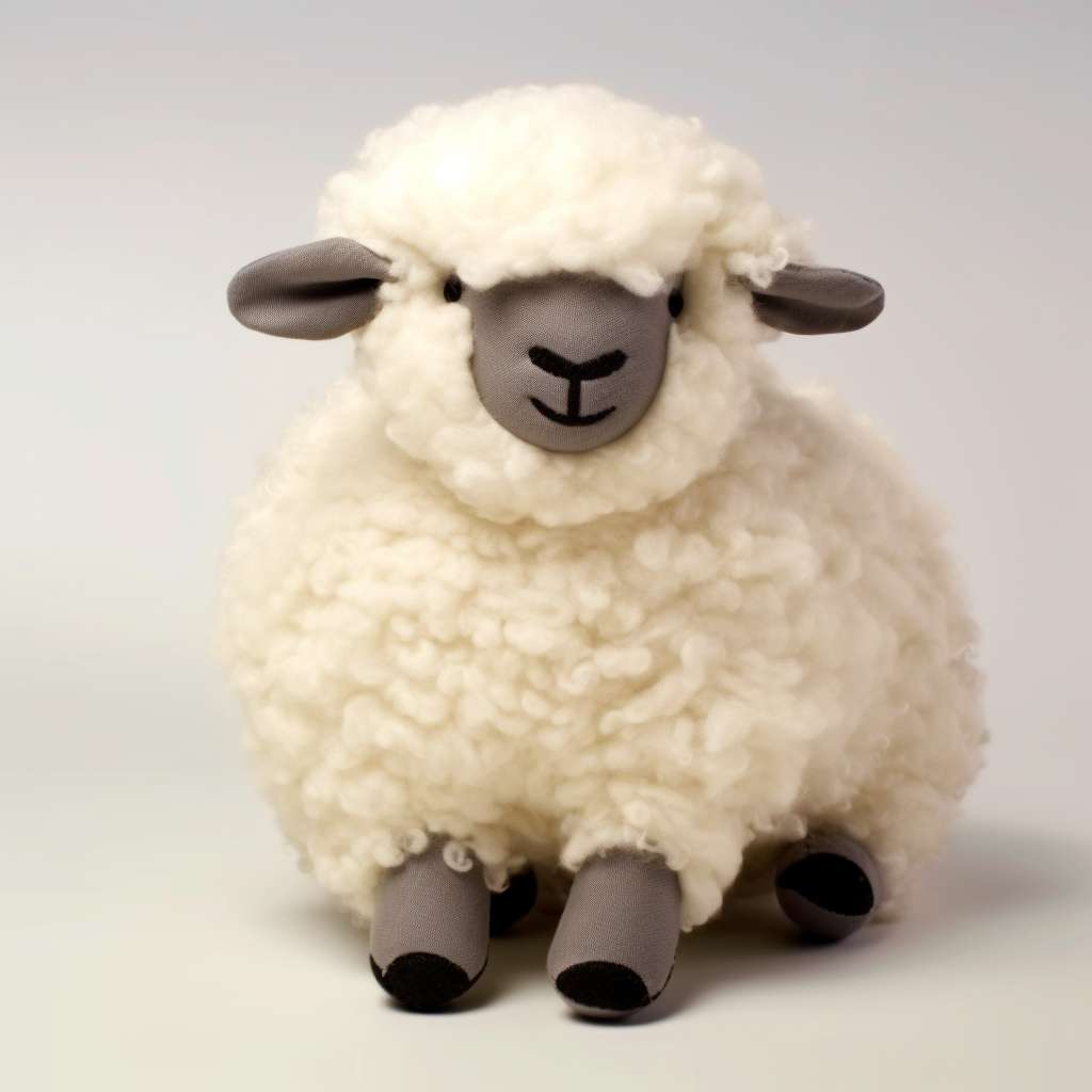Wholesale White Stuffed Plush Lamb Sheep Plush Doll Baby Cute