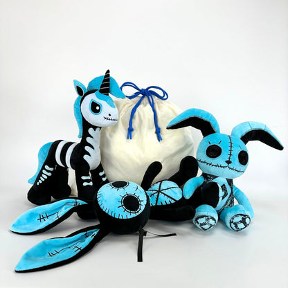 blue color plushies gift set