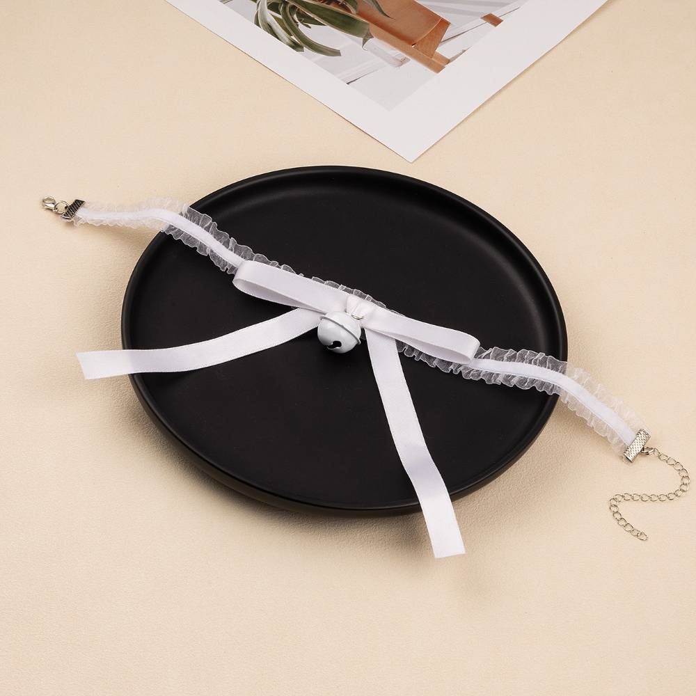 Ribbon Bell Frill Choker Lace