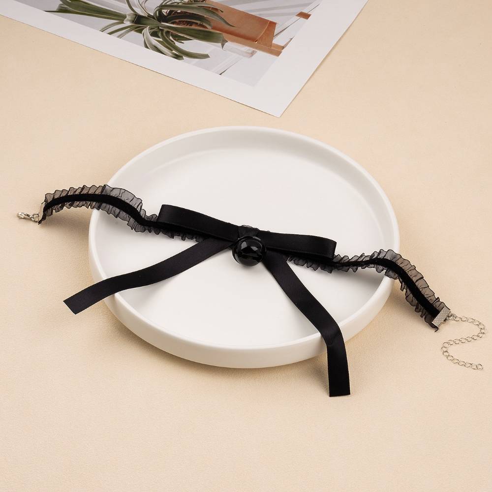 Ribbon Bell Frill Choker Lace