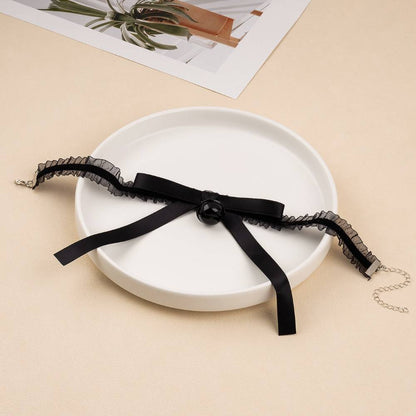 Ribbon Bell Frill Choker Lace