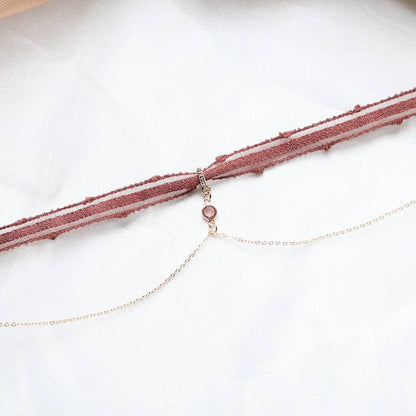 Elegant Brown Choker 