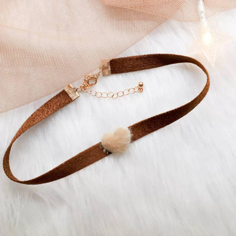 Elegant Brown Choker 