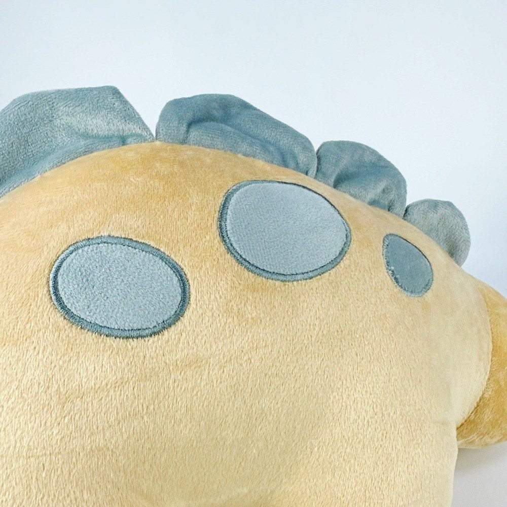 Dinosaurier Plüschspielzeug – Kuschelweicher Triceratops & Stegosaurus, 28 Cm, Als Lernspielzeug, Kuschelkissen & Deko Für Kinder