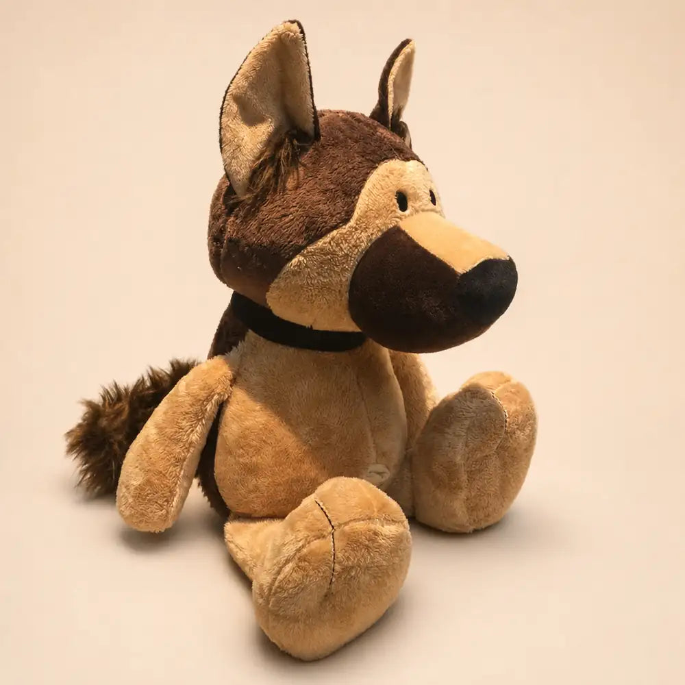 Brown Donkey Stuffed Animal Three Quarter View