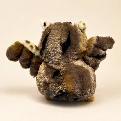 Brown Flying Owl Stuffed Animal - Back View