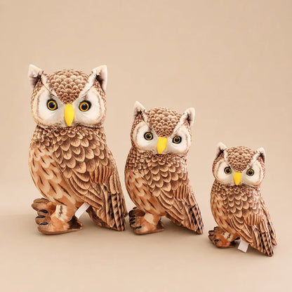 Brown Owl Plush Stuffed Animals - Studio Group