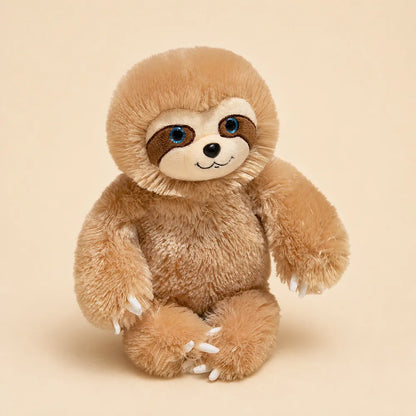 Cute Brown Sloth Stuffed Animal Front View